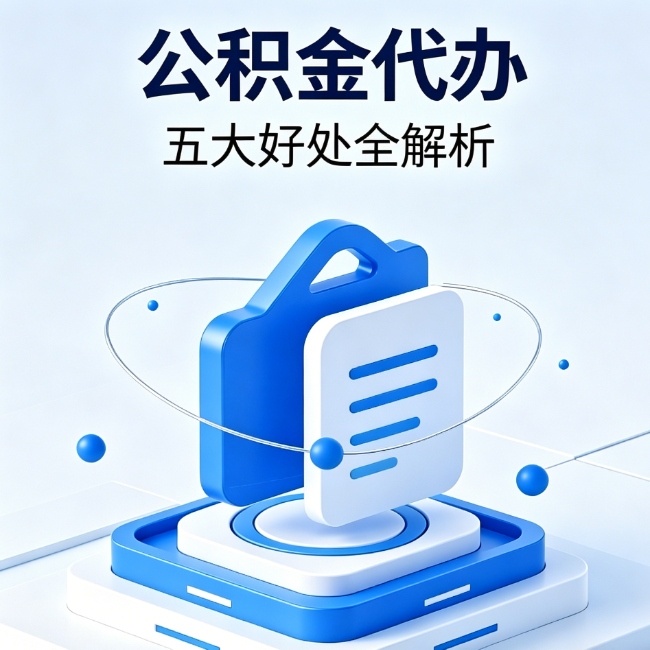 攀枝花公积金代办到底值不值？这5大好处让你少走弯路